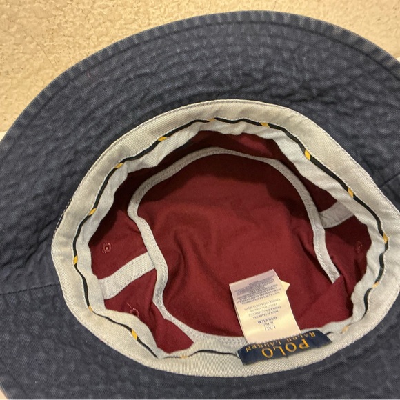 Polo Ralph Lauren Classic Red Bucket Hat L/XL - Picture 4 of 5